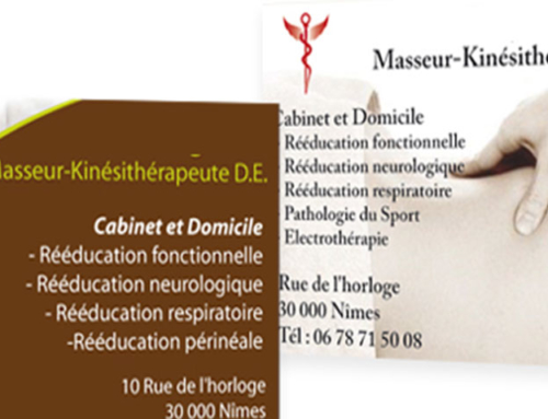 Carte de visite – Cabinet de Kinésithérapeute