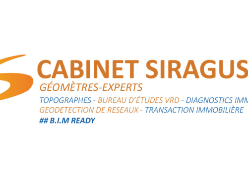 Logo et carte de visite Cabinet de géomètre Siragusa